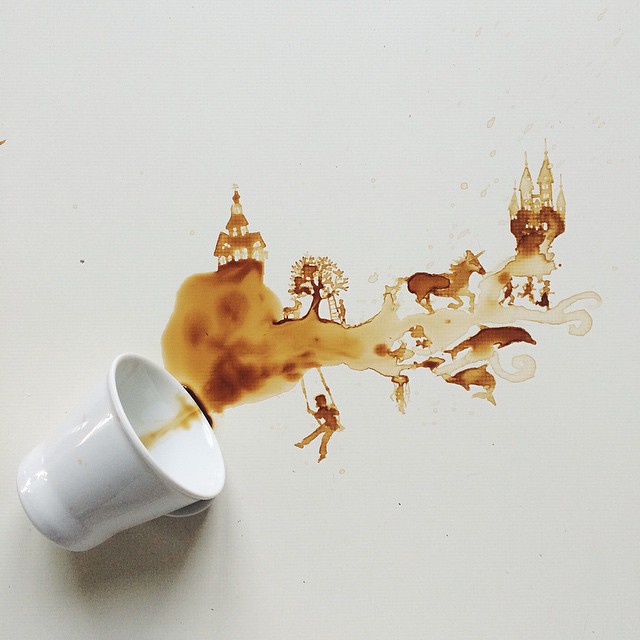 Imaginative Spill Art