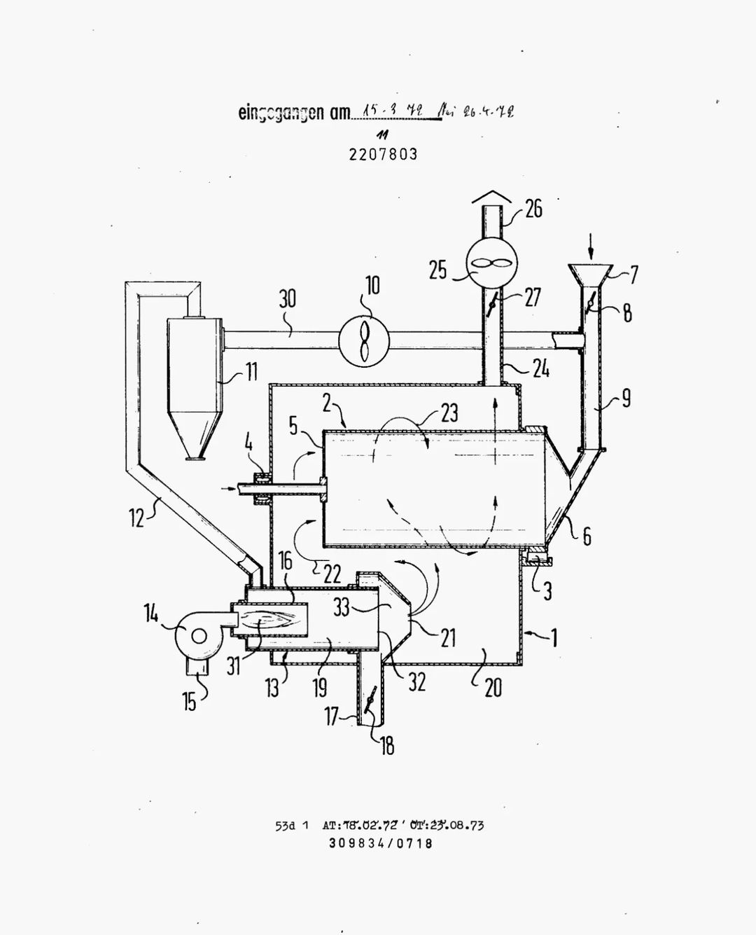 Patent Drawing for Industrial Equipment